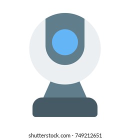 webcam on isolated background