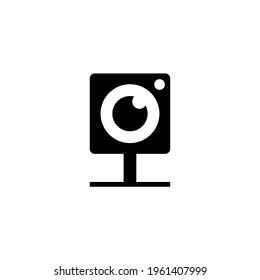 webcam on a white background