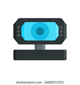 Webcam Ilustración de icono plano simple