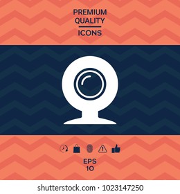 Webcam symbol icon