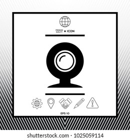 Webcam symbol icon