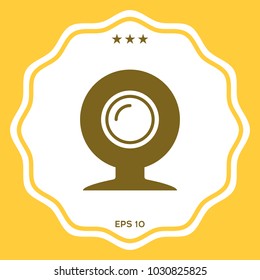 Webcam symbol icon