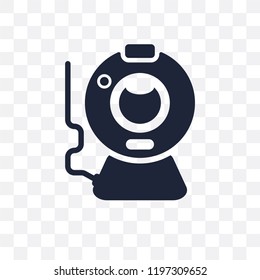 Webcam transparent icon. Webcam symbol design from Electronic devices collection.