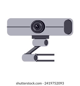 Webcam vector cartoon illustration isolated on a white background.
