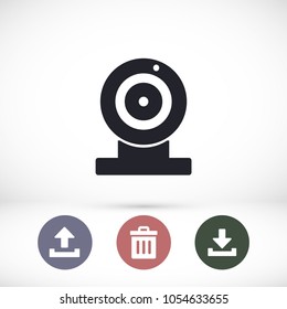 Webcam  vector icon