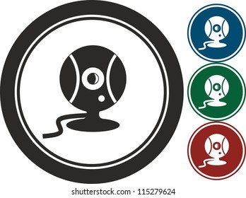 Web-cam, vector, icon