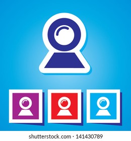 Webcam vector icon