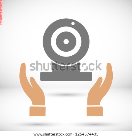Webcam  vector icon