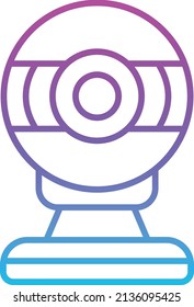 Webcam vector icon. Can be used for printing, mobile and web applications.