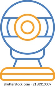 Icono de vector de cámara web. Se puede usar para imprimir, móviles y aplicaciones web.