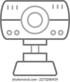 Icono de vector de cámara web. Se puede usar para imprimir, móviles y aplicaciones web.