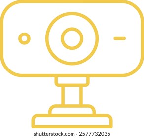 Webcam vector icon. Can be used for printing, mobile and web applications.