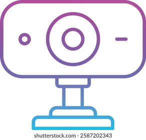 Webcam vector icon. Can be used for printing, mobile and web applications.