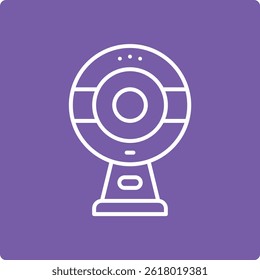Webcam vector icon. Can be used for printing, mobile and web applications.