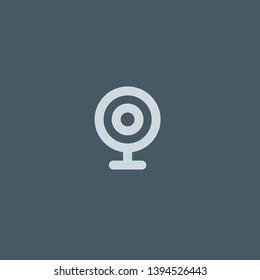 Webcam vector icon. Webcam concept stroke symbol design. Thin graphic elements vector illustration, outline pattern for your web site design, logo, UI. EPS 10.