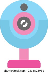 Webcam Vector Icon Flat Style