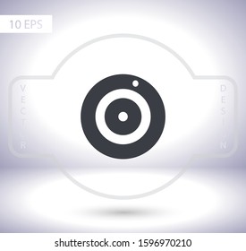 Webcam  vector icon , lorem ipsum Flat design