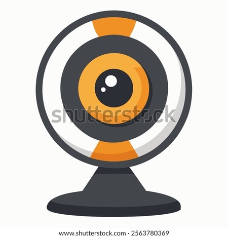 webcam vector icon on  white background