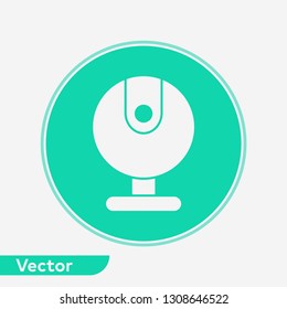 Webcam vector icon sign symbol
