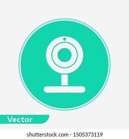 Webcam vector icon sign symbol