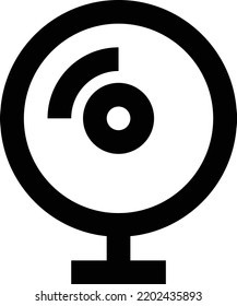 Webcam Vektorgrafik auf transparentem Hintergrund.Premium-Qualität symmbols.Stroke Vektorsymbol für Konzept und Grafikdesign.