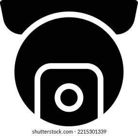 webcam  Vector illustration on a transparent background. Premium quality symmbols. Glyphs vector icons for concept and graphic design. 

