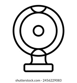 Webcam Vektorgrafik Line Icon Design