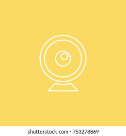 Webcam vector line icon. eps-10