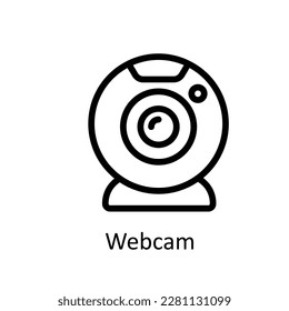 Webcam Vector   outline  Icons. Simple stock illustration stock 