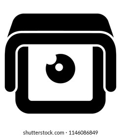 A webcam for video chatting concept