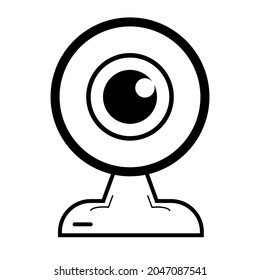 Webkam-Icon-Design, Liniensymbol-Design