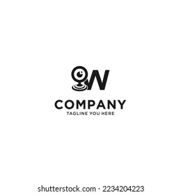 webcame logo designs concept ideas. Webcam icon vector illustration logo template