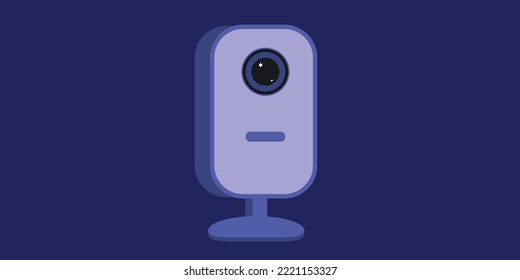 WebCamFlat Design Vector Art Illustration Graphic Design.eps