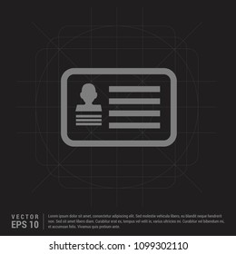 WebCard id icon - Black Creative Background