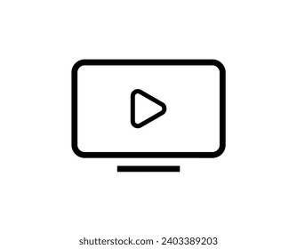 Webcast-Symbol auf weißem Hintergrund