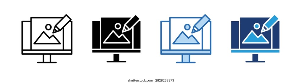 Webdesign Icon Collection With Multiple Styles