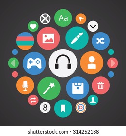 webdesign icons universal set for web and mobile