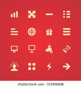 webdesign icons universal set for web and mobile