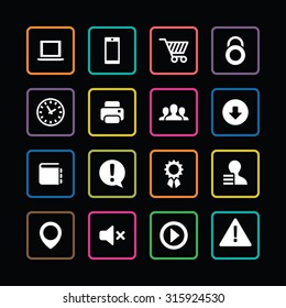 webdesign icons universal set for web and mobile