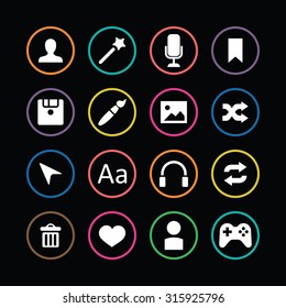 webdesign icons universal set for web and mobile