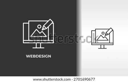 Webdesign Vector, Icon Or Logo Sign Isolated Symbol Illustration