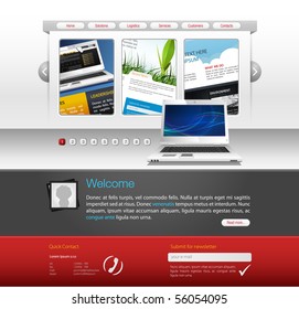 webdesign vector template