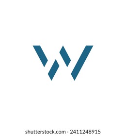 Webdesk initial letter w vector logo design template