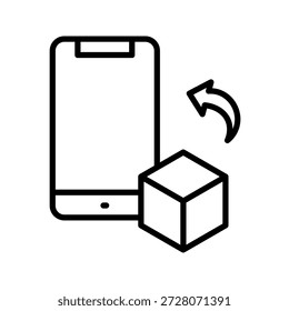 Webhook Outline Icon Vector Illustration
