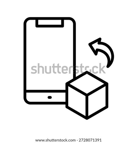 Webhook Outline Icon Vector Illustration