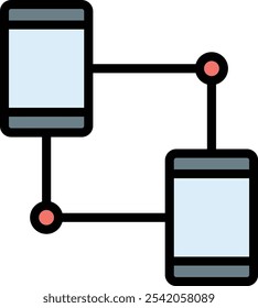 web-hosting-29 Vetor Linha Preenchido Ícone Design