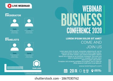 Webinar Business Conference Templates  Design