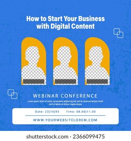 WEBINAR DIGITAL CONTENT TEMPLATE FOR SOCIAL MEDIA