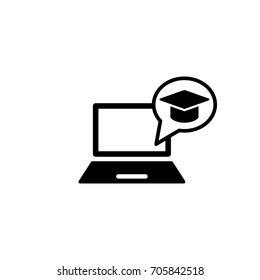 webinar education simbol black simple icon