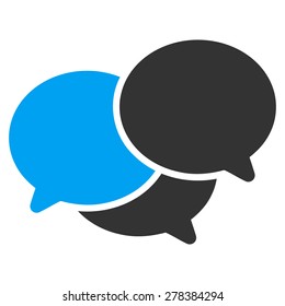 Webinar icon from Business Bicolor Set. This isolated flat symbol uses modern corporation light blue and gray colors.